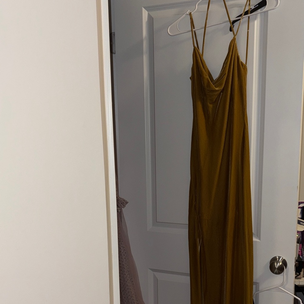 Zara Mustard Maxi Dress